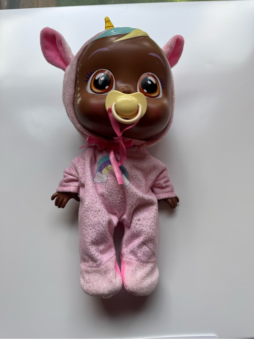 Cry Babies Magic Tears Jassy Fantasy Baby Doll - Pink Pegasus Unicorn